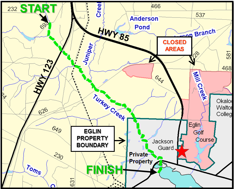 Eglin Air Force Base Map - Maping Resources